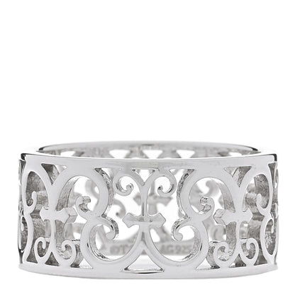 Tiffany Sterling Silver Wide Enchant Ring 58 8.25 1 of 5