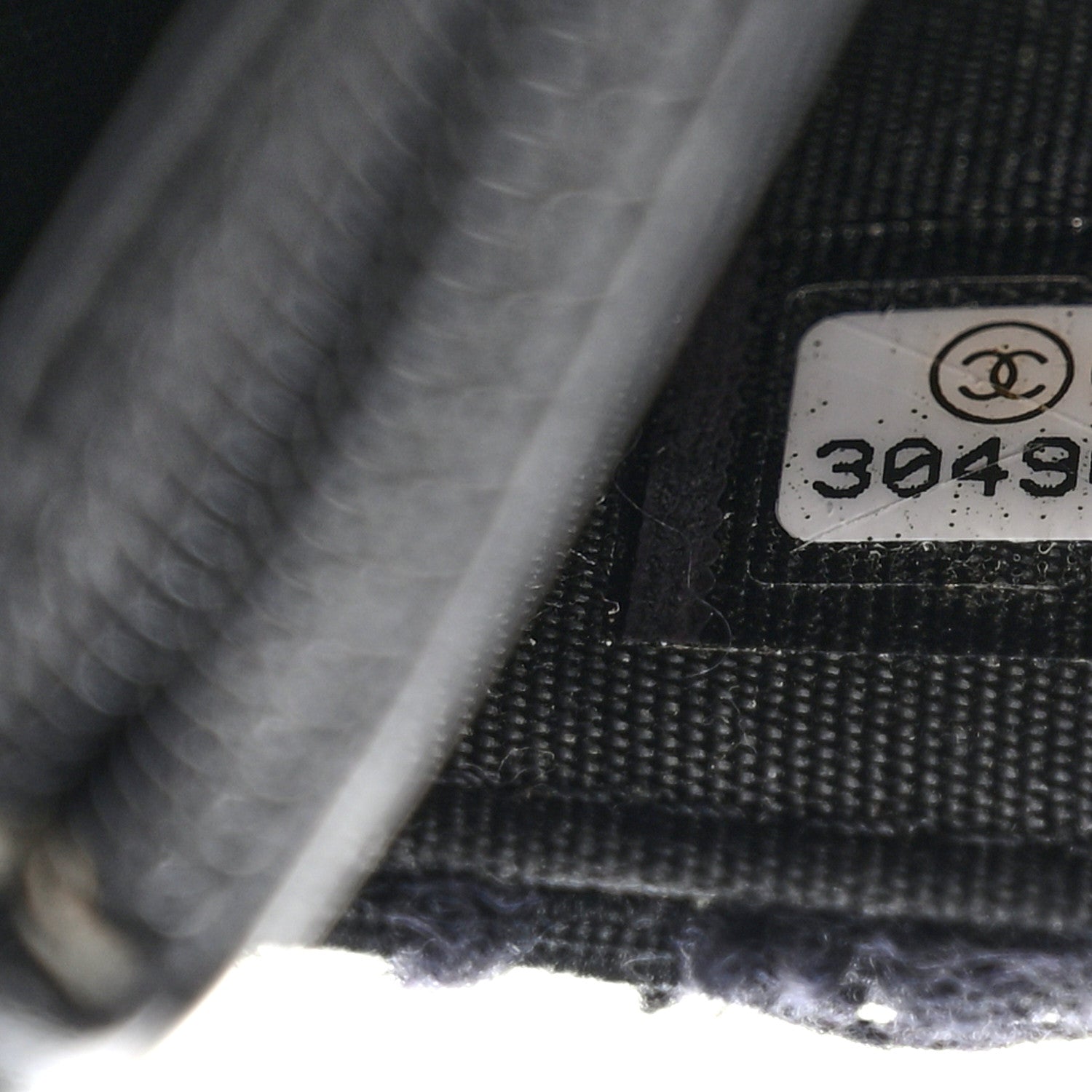 Chanel Tweed Quilted Chanel 19 Wallet On Chain WOC Black Navy Gold 8 of 11