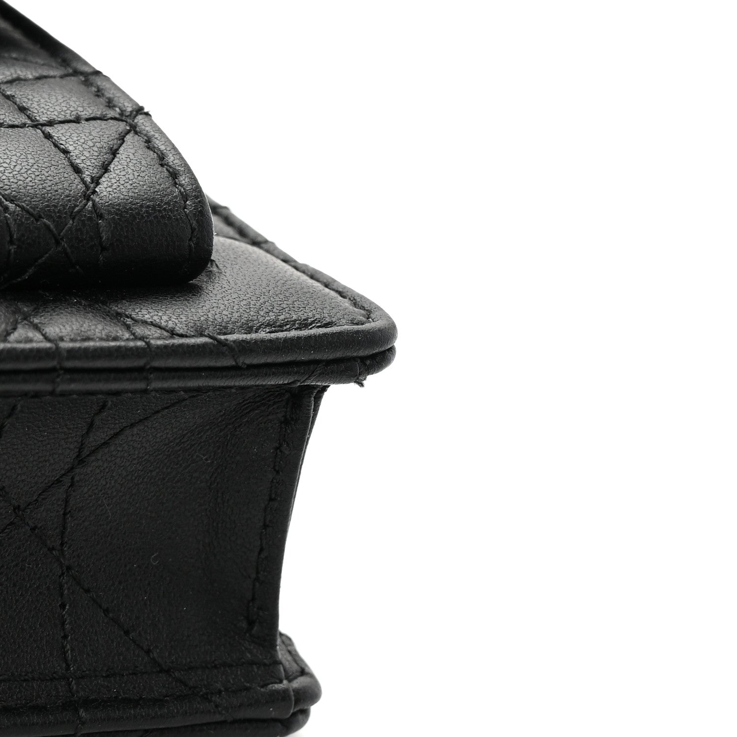 Christian Dior Lambskin Cannage Miss Dior Chain Pouch Black 13 of 14
