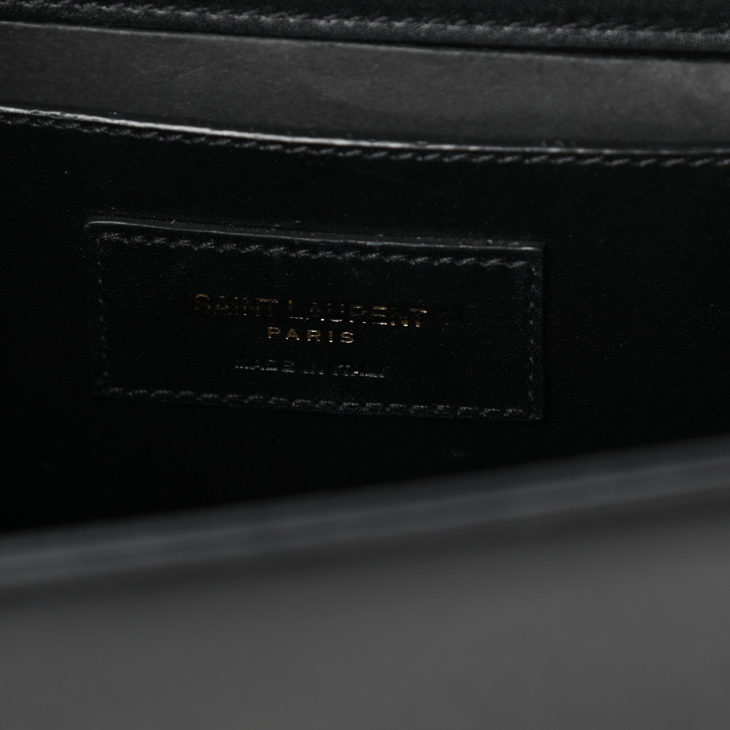 Saint Laurent Smooth Calfskin Medium Classic Monogram Kate Tassel Satchel Black 6 of 9