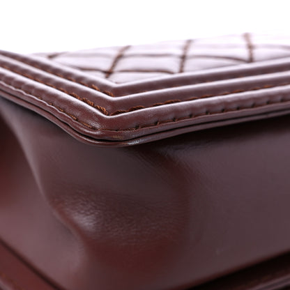 Chanel Calfskin Stitched Medium Boy Flap Brown 9 of 15