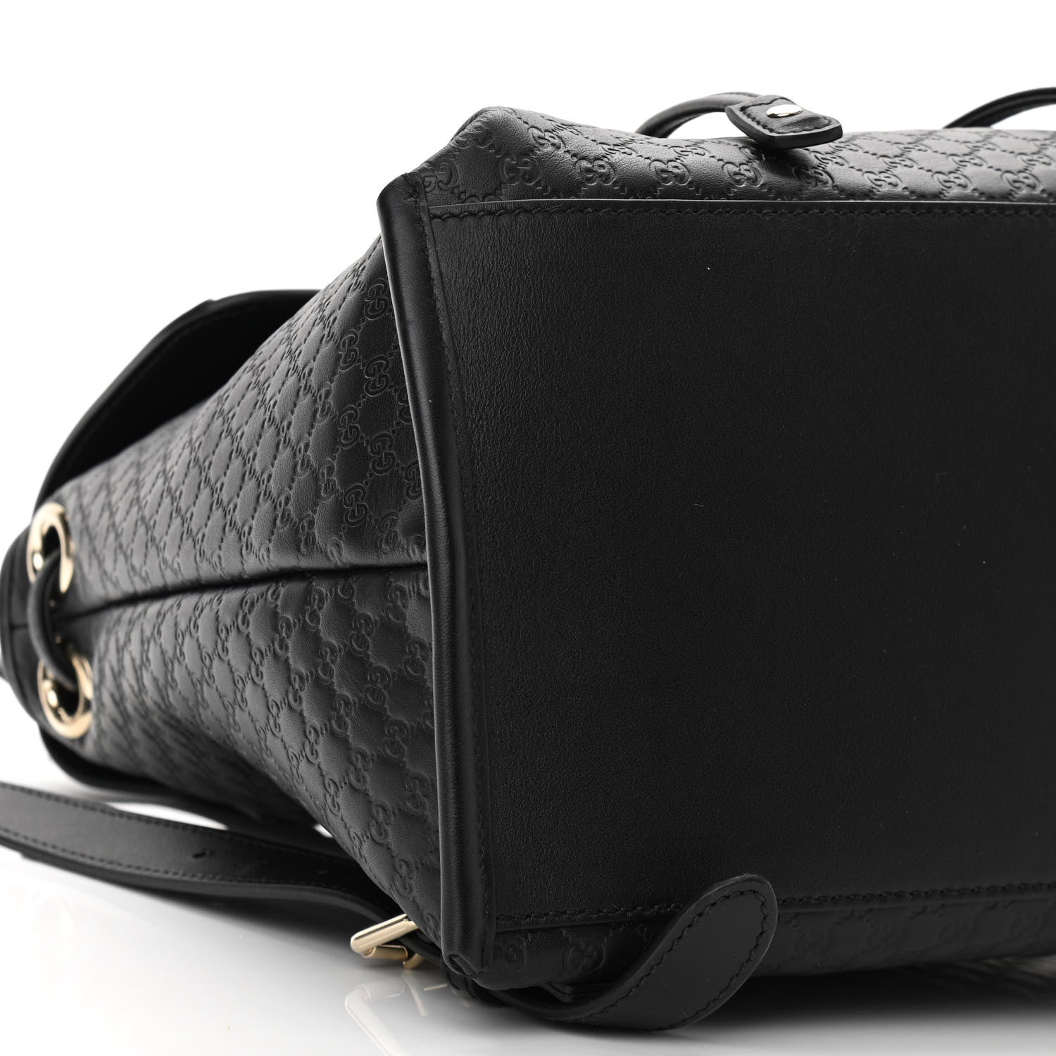 Gucci Microguccissima Drawstring Backpack Black 8 of 9