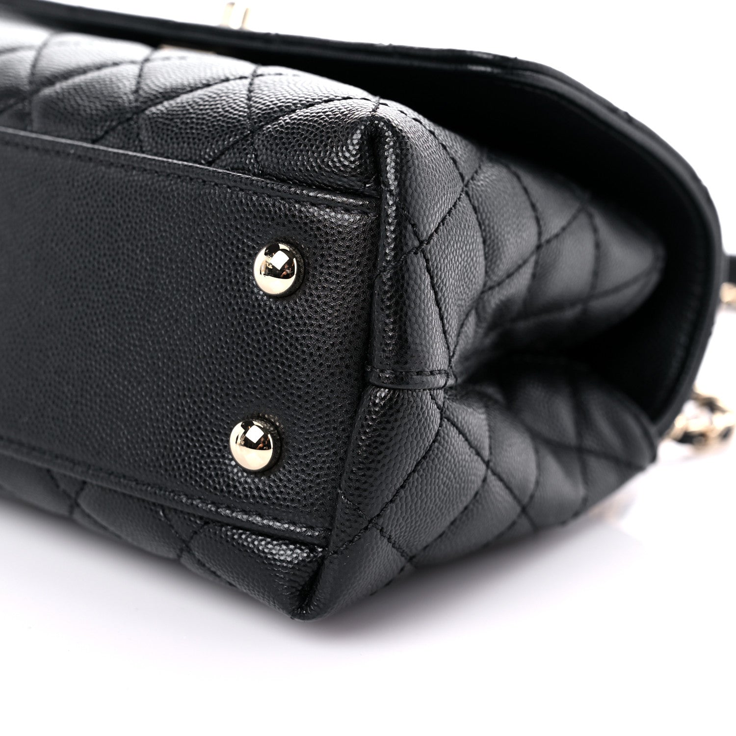 Chanel Caviar Quilted Mini Coco Handle Flap Black 9 of 9