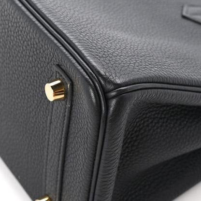 Hermes Togo Birkin 25 Black 12 of 13