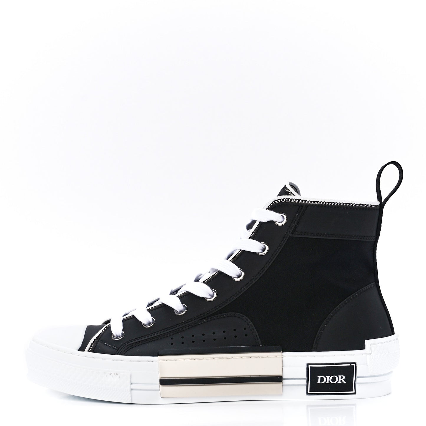 Oblique Kumo Mens B23 High Top Sneakers 40 Black Beige