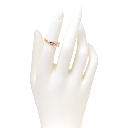 Tiffany 18K Rose Gold Diamond Infinity Ring 47 4 2 of 4