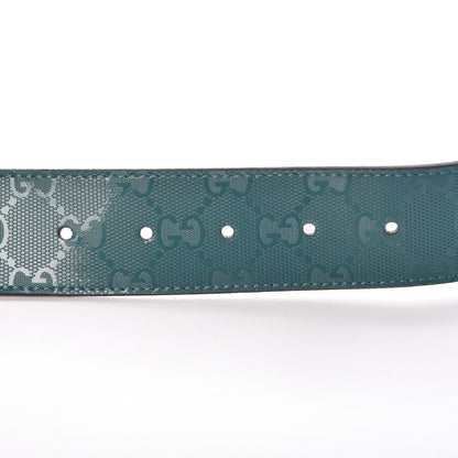 Gucci Imprime Monogram Interlocking G Belt 105 42 Verdant 6 of 12