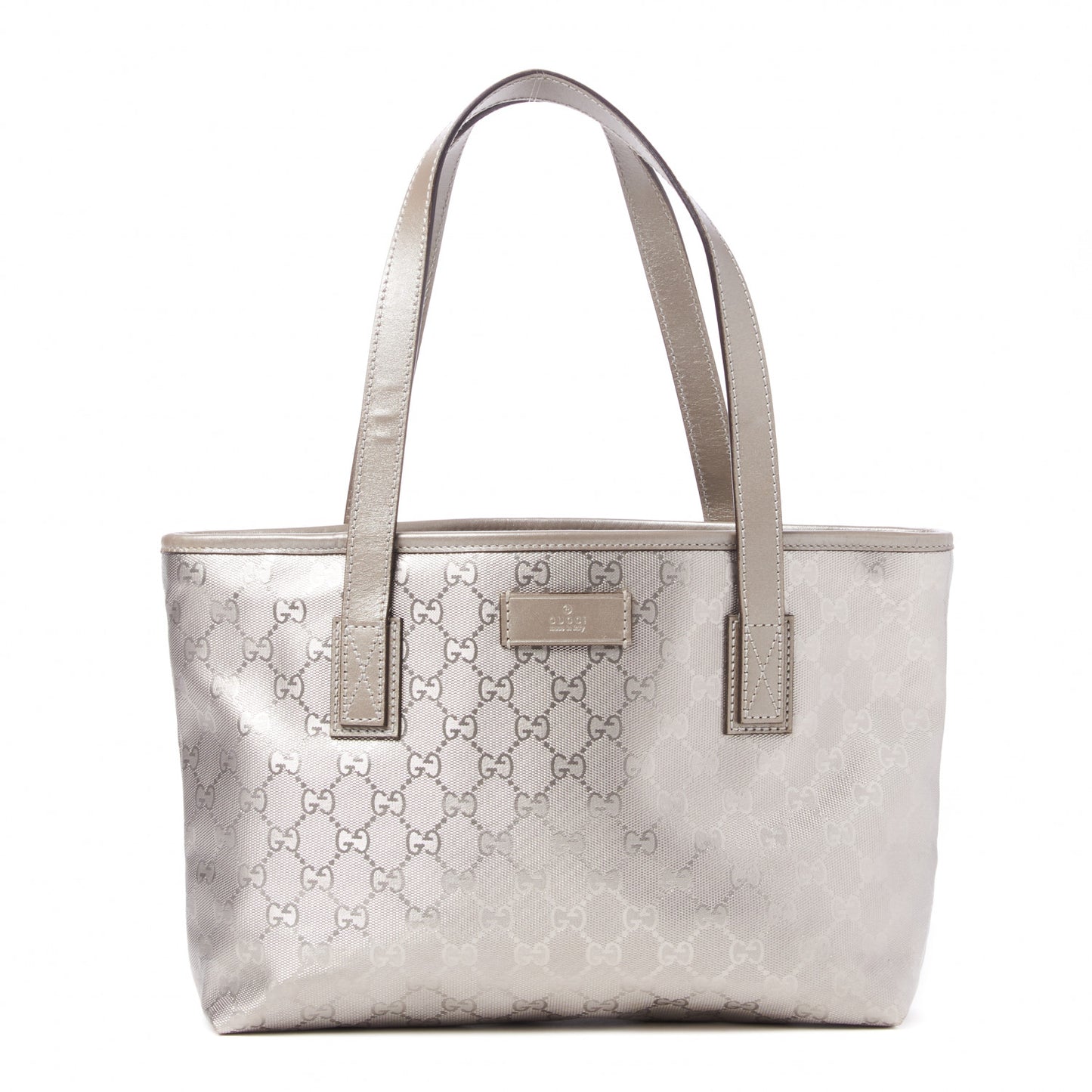 Imprime Monogram Small Joy Tote Silver