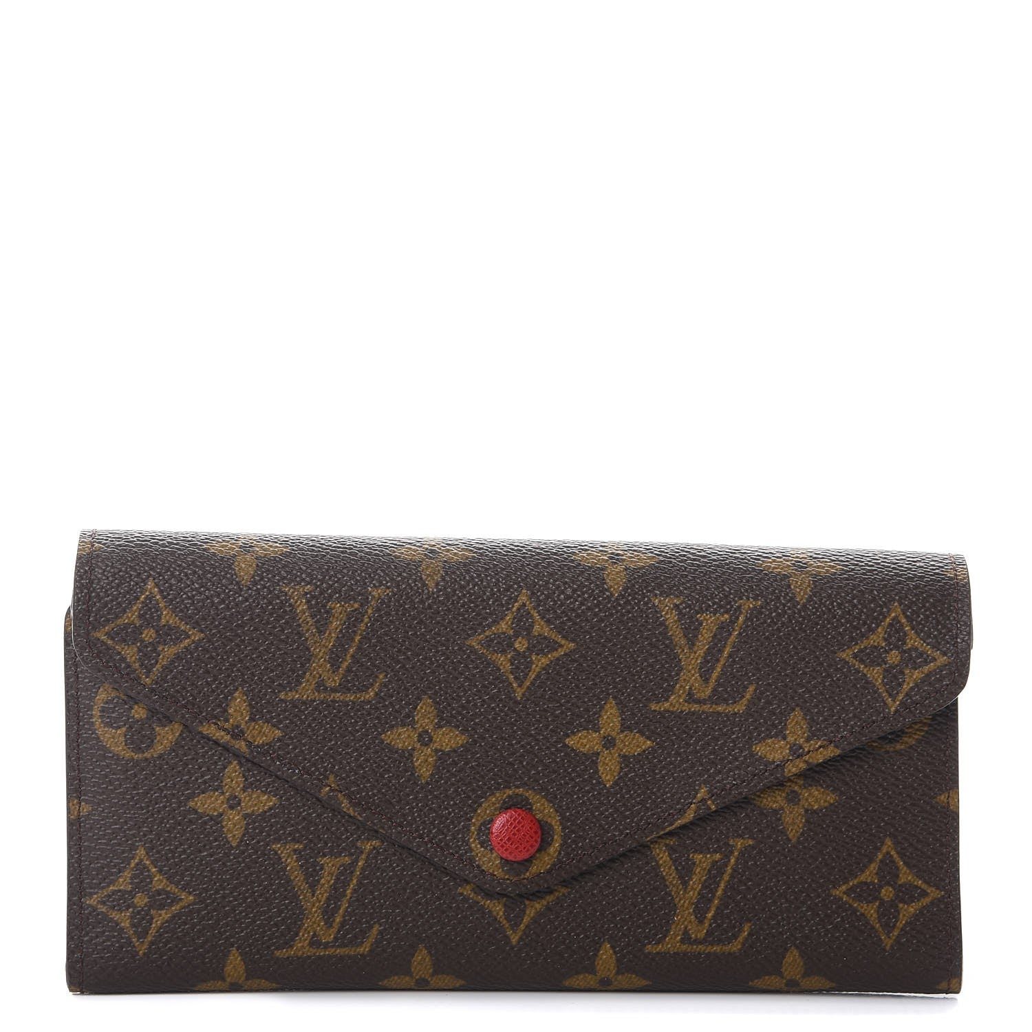 Louis Vuitton Monogram Josephine Wallet Red 1 of 11