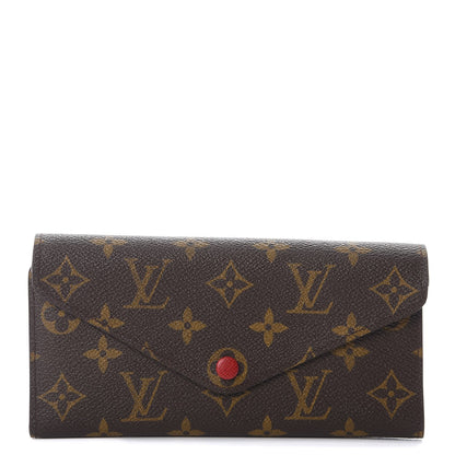 Louis Vuitton Monogram Josephine Wallet Red 1 of 11
