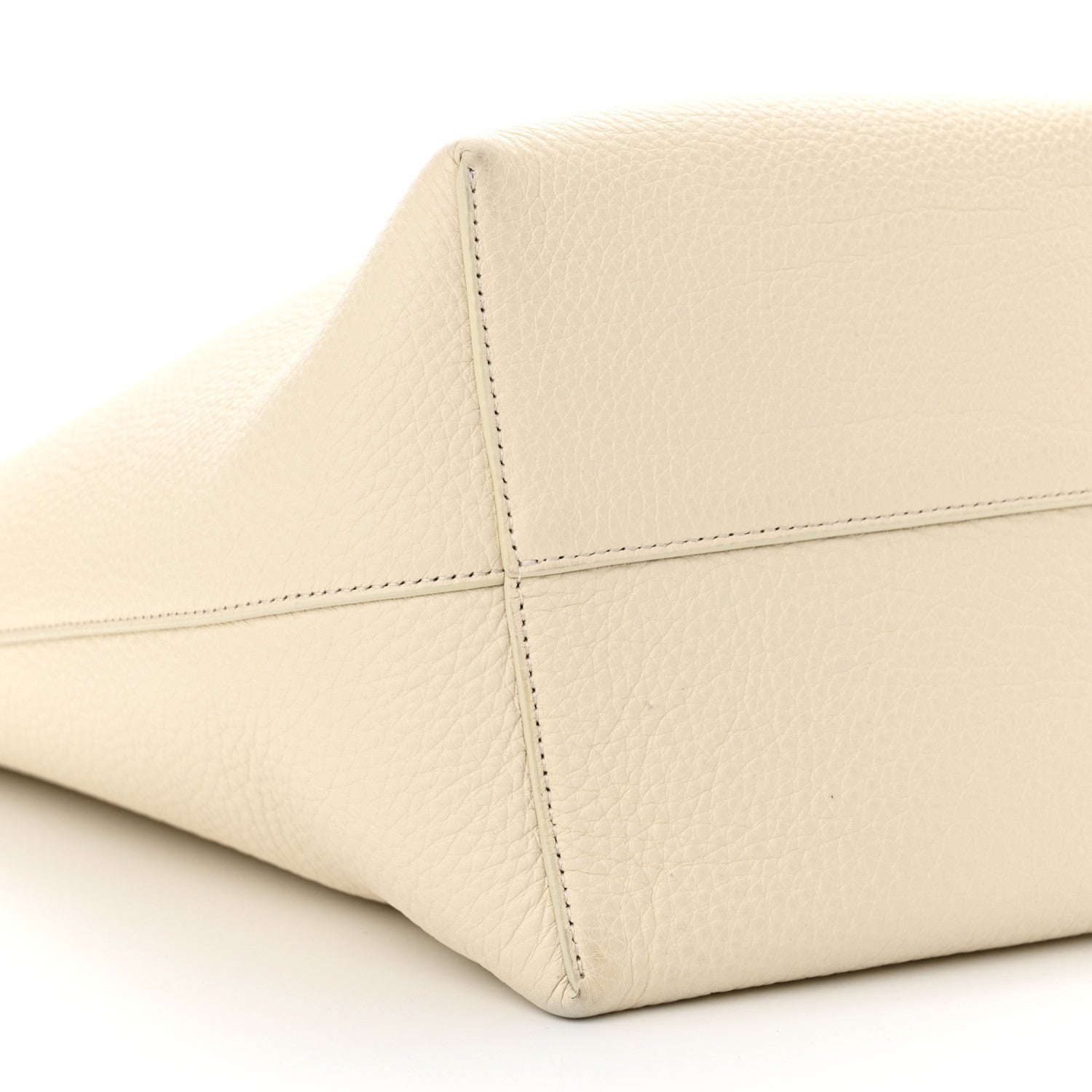 The Row Grained Calfskin Medium N/S Park Tote Ivory 9 of 12