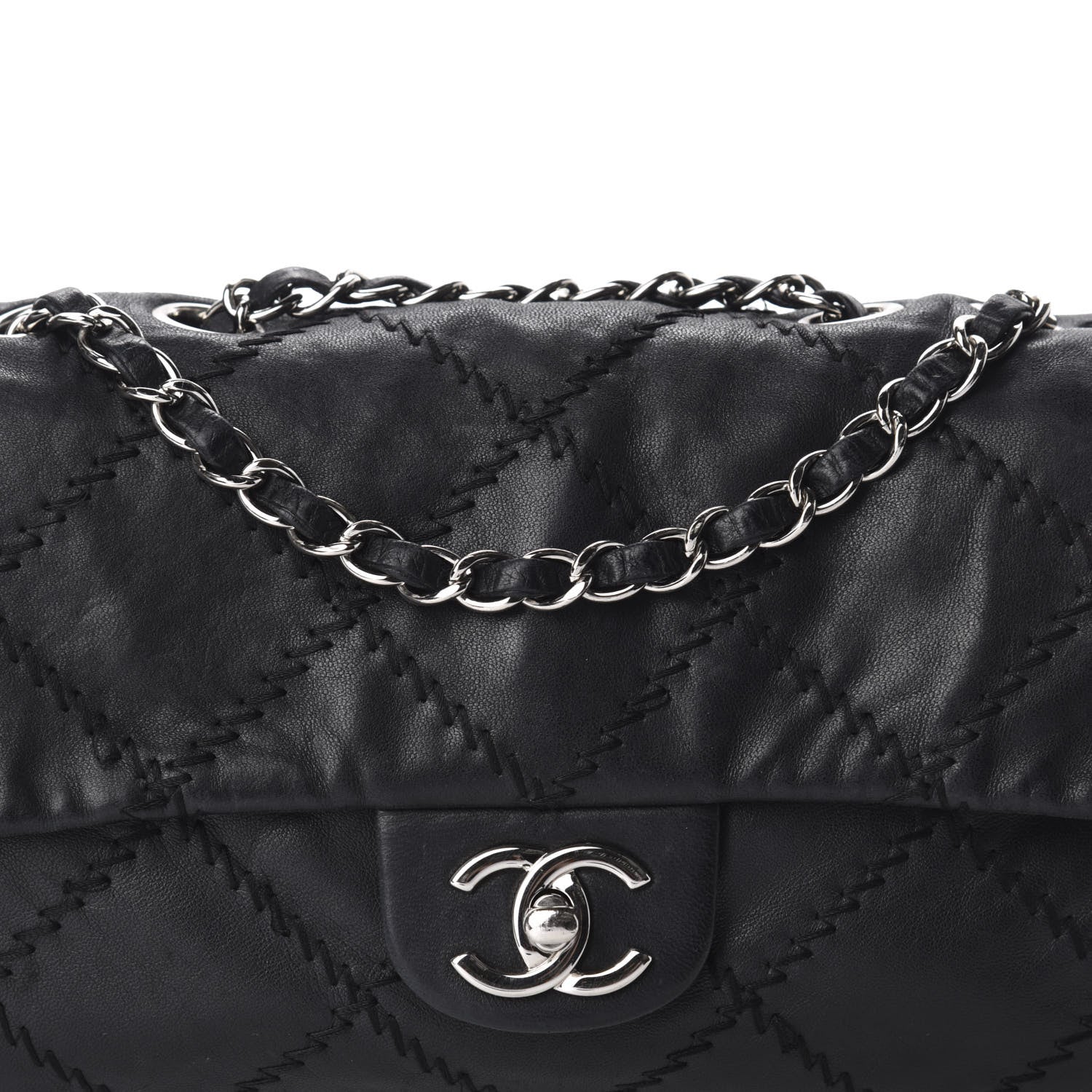 Chanel Lambskin Ultimate Stitch Flap Black 13 of 14