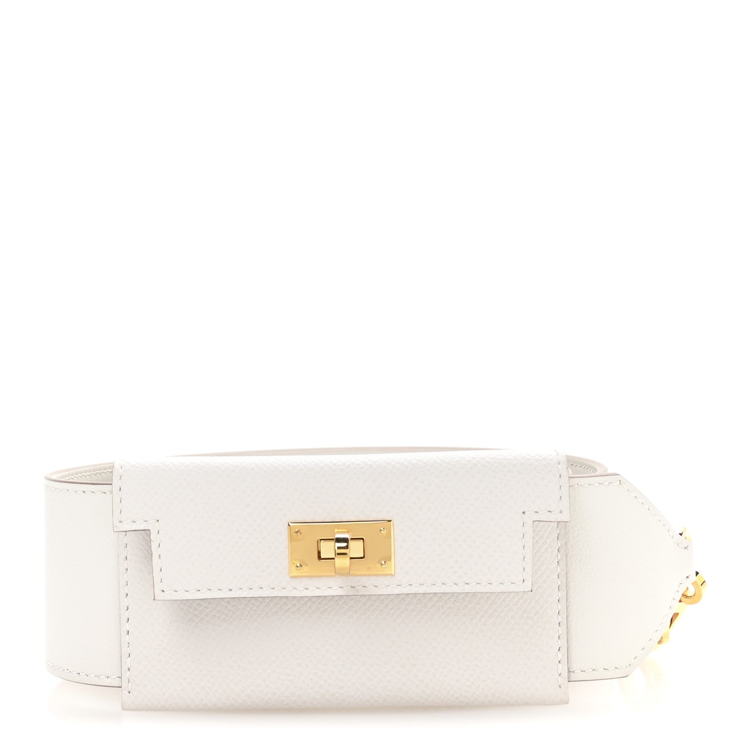Hermes Swift Epsom Pocket Kelly Shoulder Strap Craie Mushroom 1 of 6