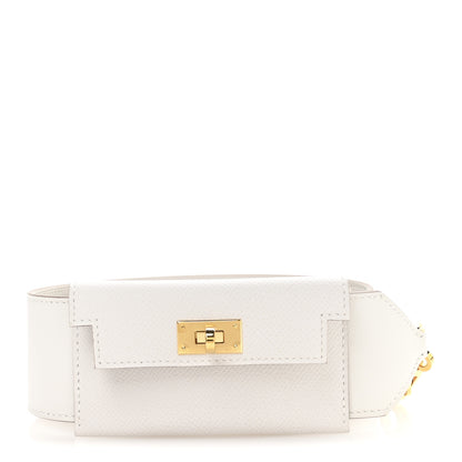 Hermes Swift Epsom Pocket Kelly Shoulder Strap Craie Mushroom 1 of 6