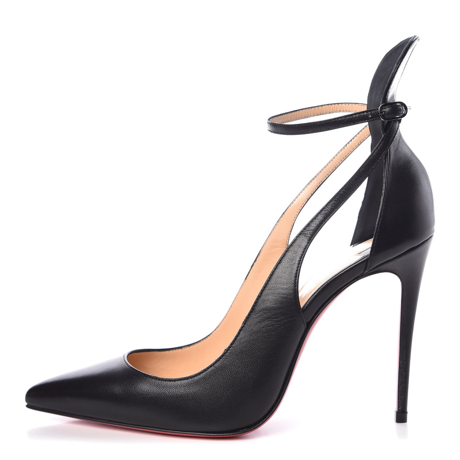 Christian Louboutin Kid Mascara 100 Pumps 35.5 Black 1 of 8