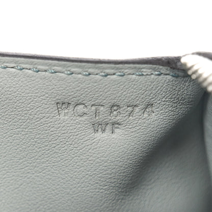 Hermes Taurillon Clemence Mini Lindy 20 Bleu Glacier 6 of 10