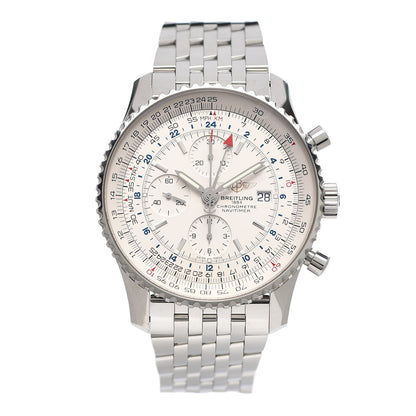 Breitling Stainless Steel 46mm Navitimer World Automatic Watch A24322 1 of 6