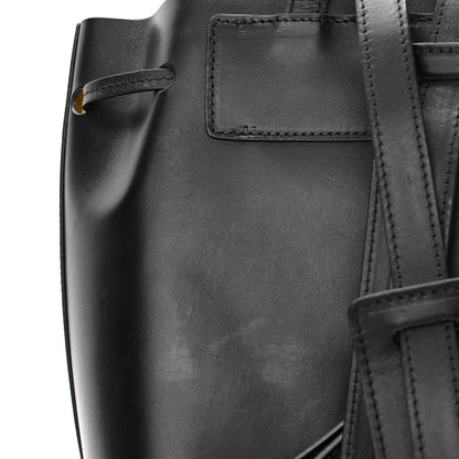 Mansur Gavriel Calfskin Backpack Bag Black Gold 12 of 12