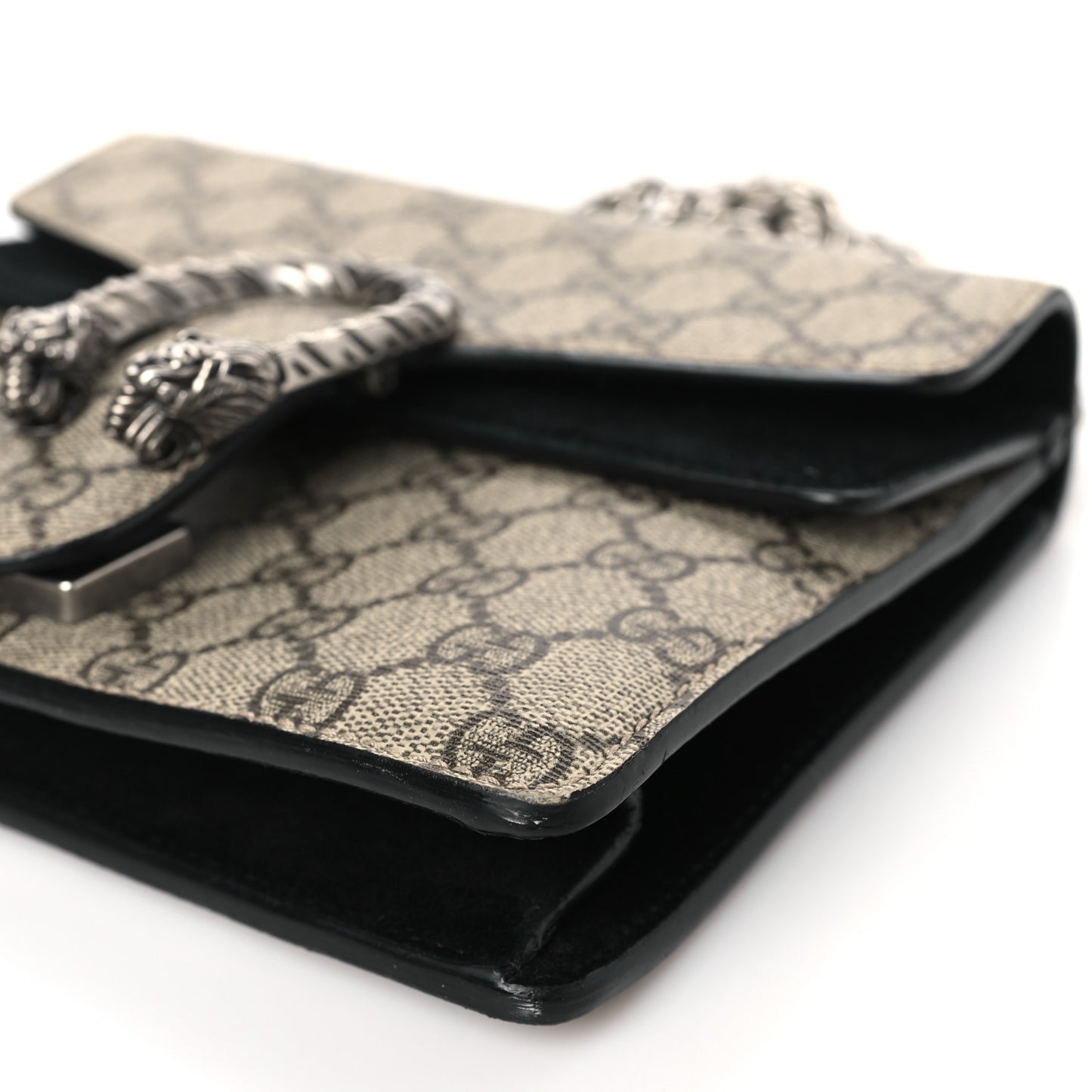 GG Supreme Monogram Mini Dionysus Shoulder Bag Black