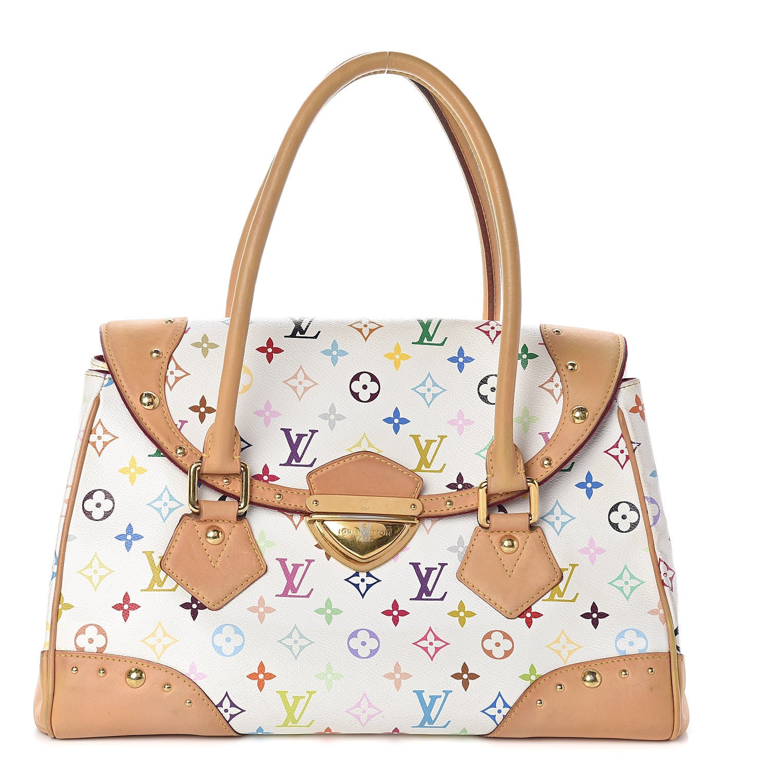 Louis Vuitton Monogram Multicolor Beverly GM White 1 of 9