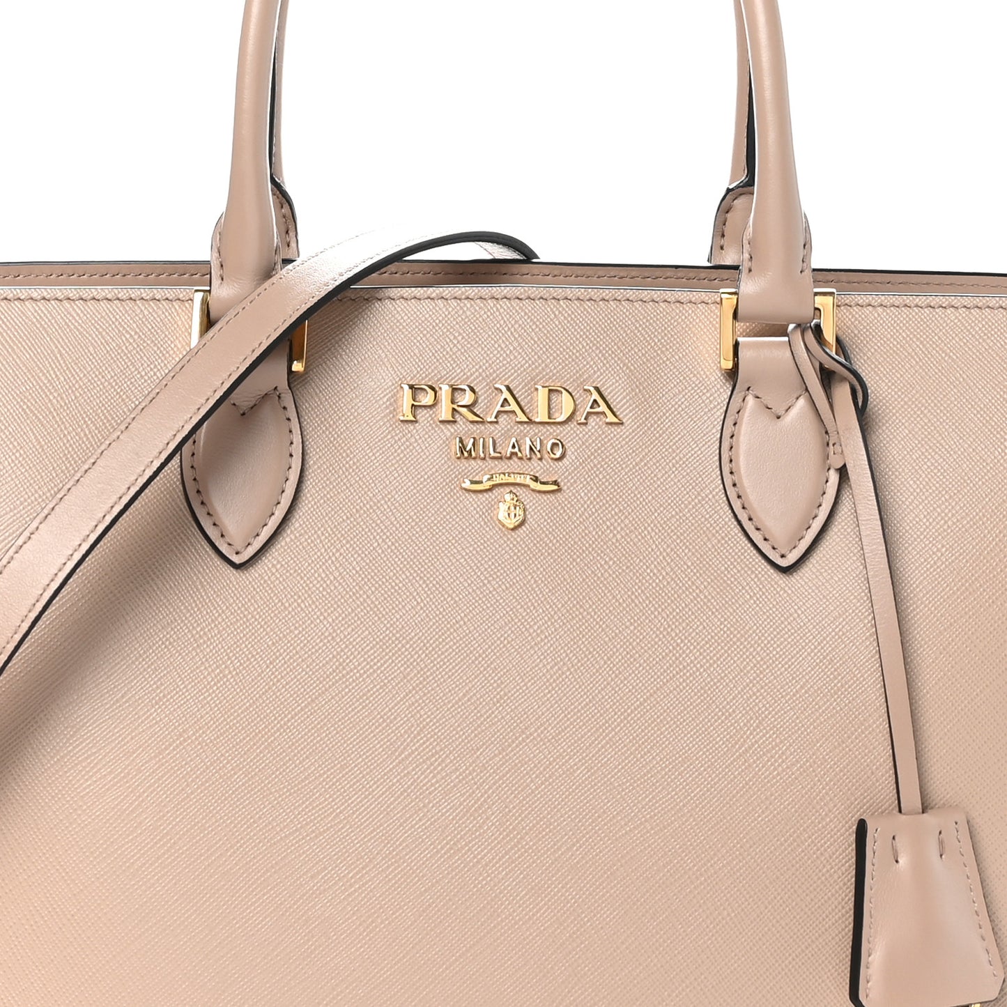 Saffiano Soft Calfskin Tote Cammeo