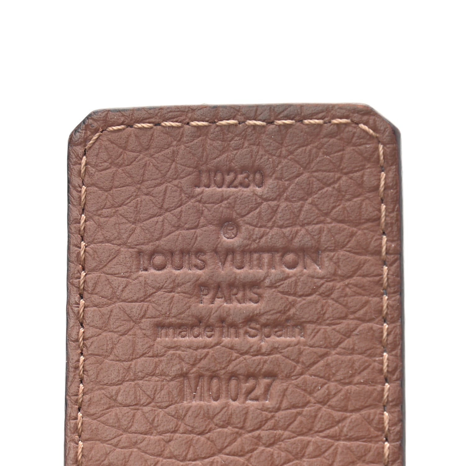 Louis Vuitton Taurillon Calfskin 40mm LV Tilt Reversible Belt 90 36 Navy Cognac 5 of 10