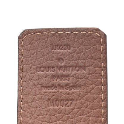 Louis Vuitton Taurillon Calfskin 40mm LV Tilt Reversible Belt 90 36 Navy Cognac 5 of 10