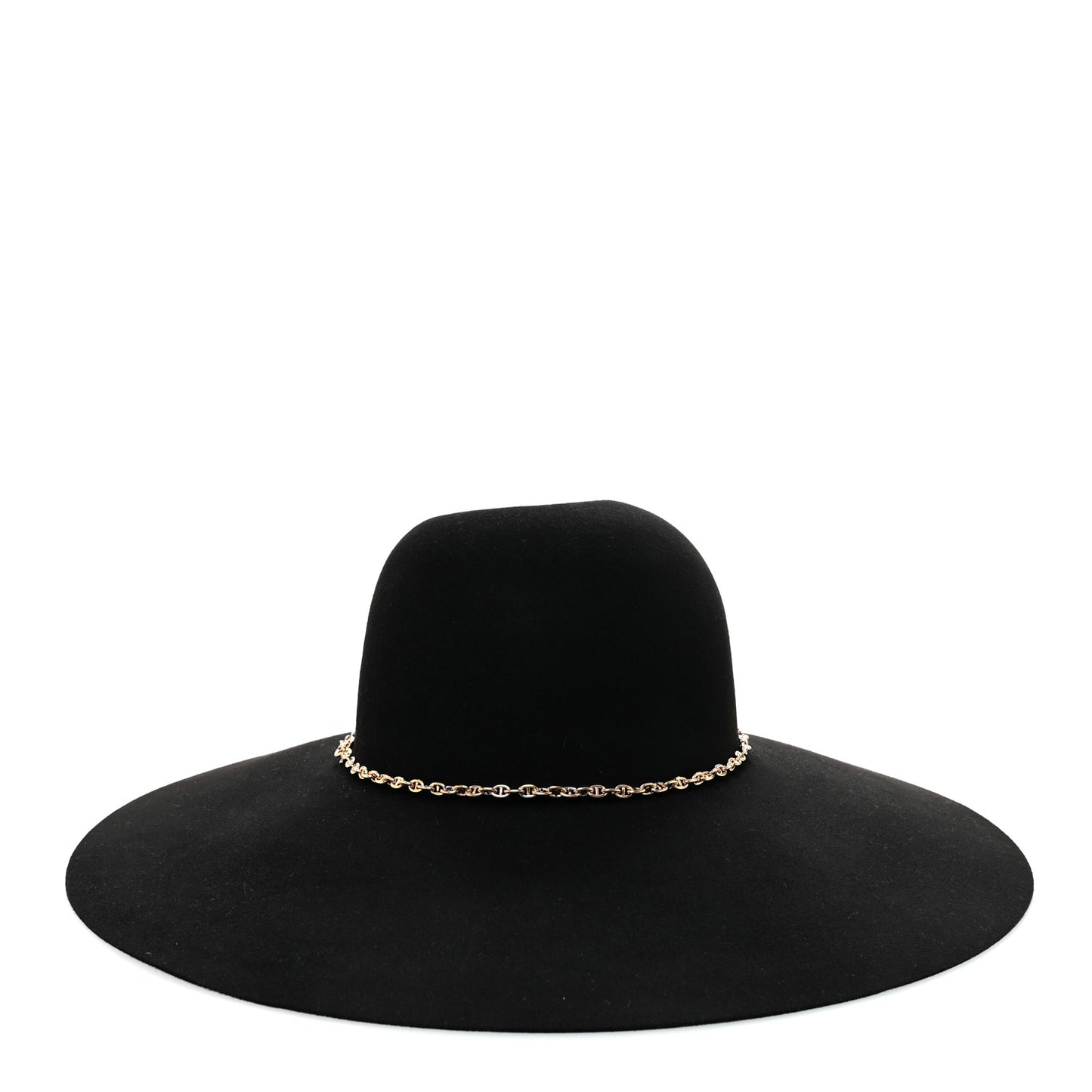 Beaver Felt Bruna Chaine d'Ancre Hat 58 Black