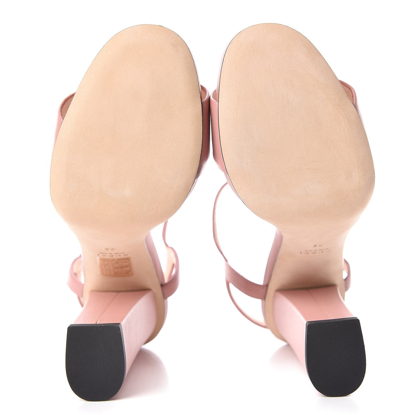 Calfskin Miro Soft Horsebit High Heel Sandals 38 Soft Pink