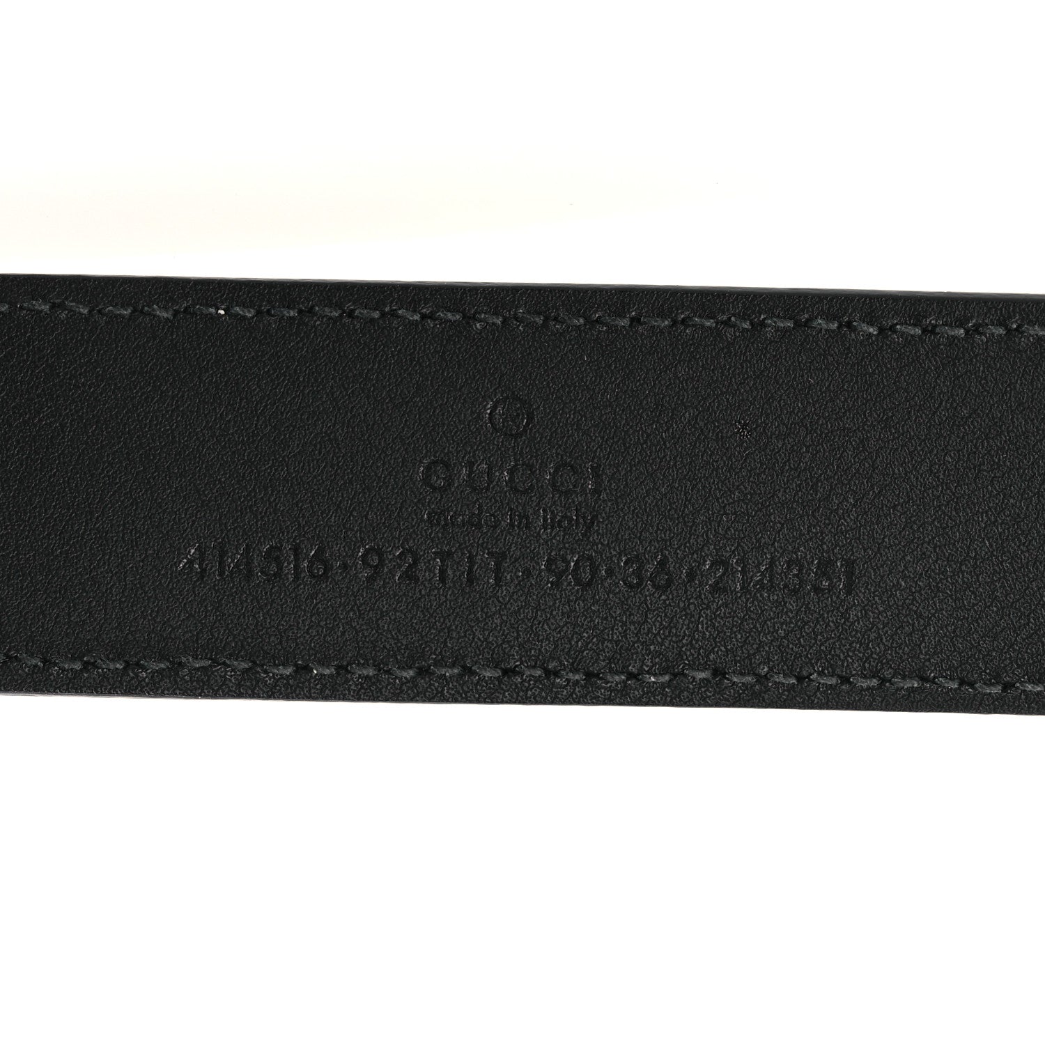 Gucci GG Supreme Monogram Double G 30mm Belt Black 90 36 Black 5 of 6