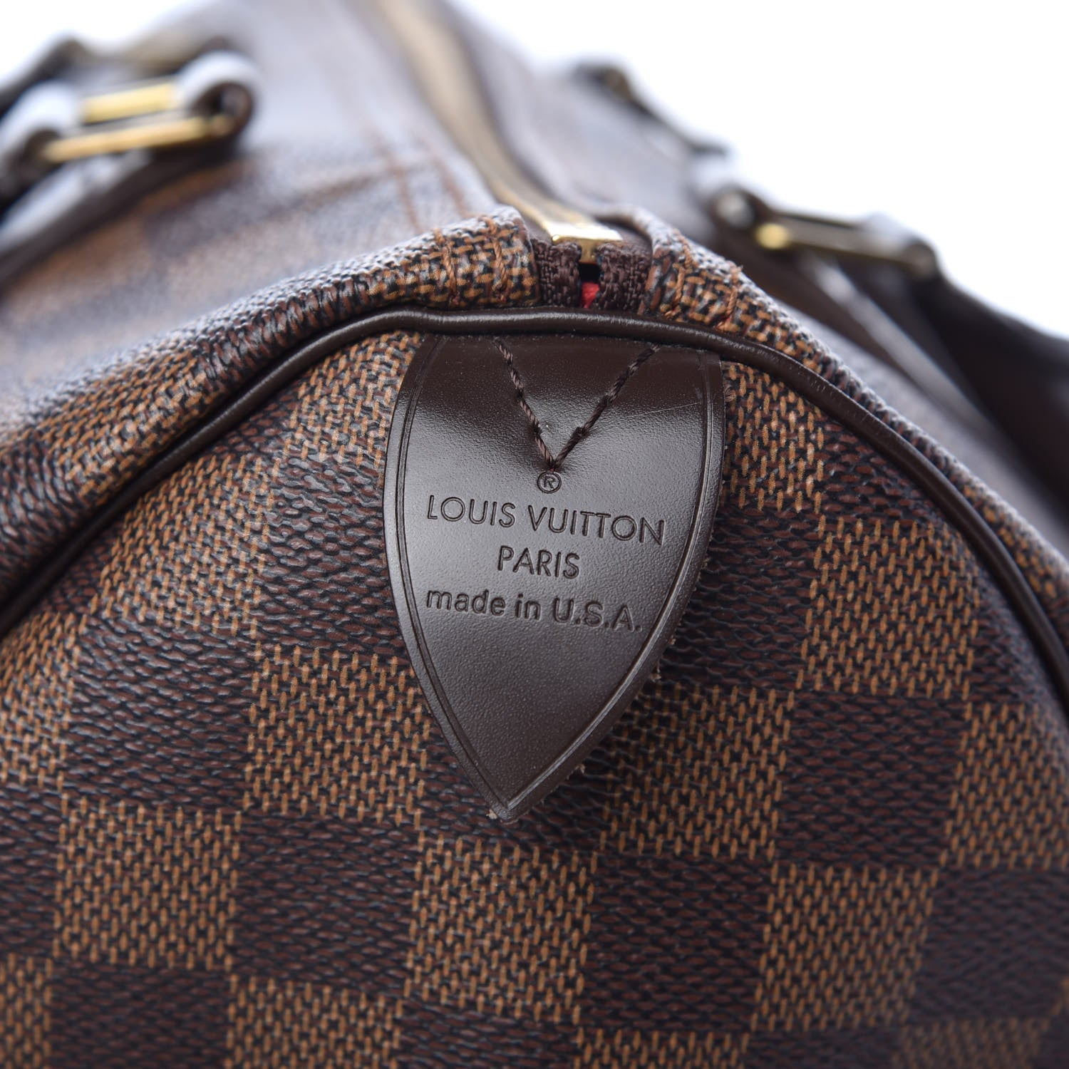Louis Vuitton Damier Ebene Speedy 30 6 of 9