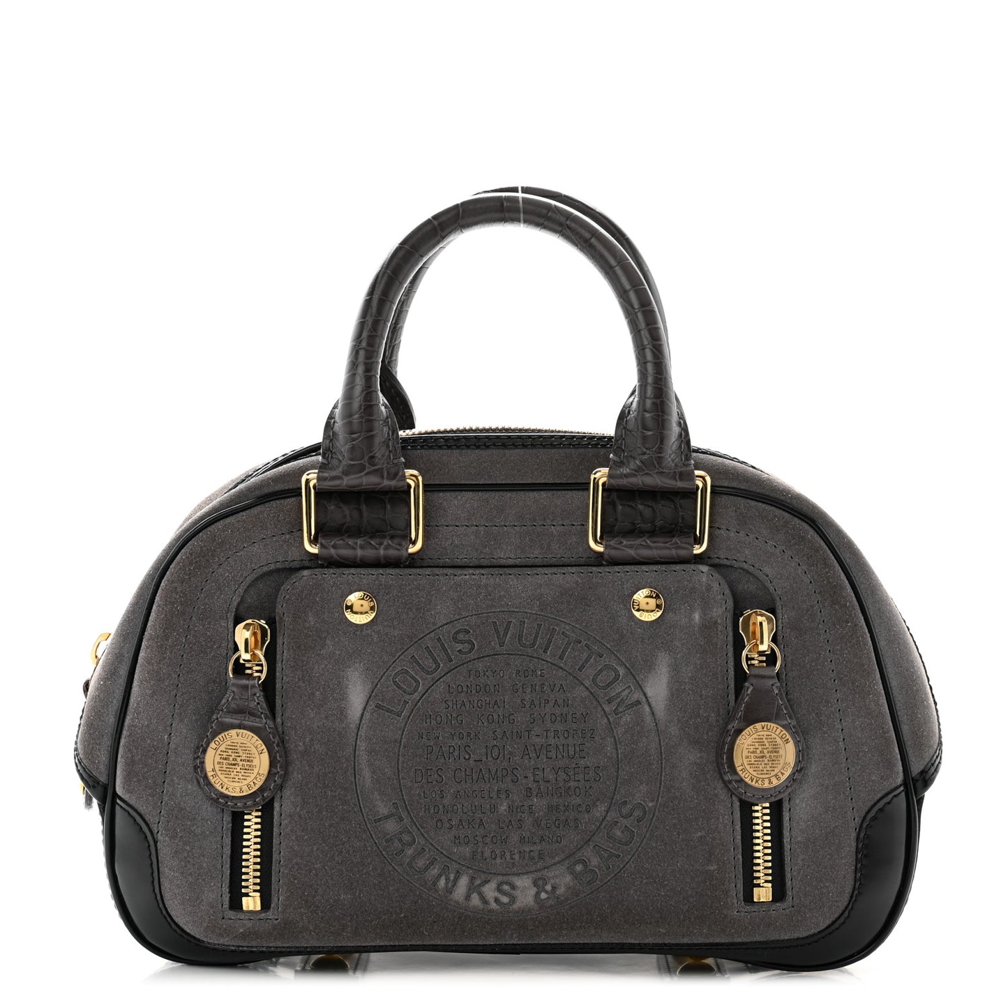 Havane Stamped Trunk Bowler PM Gray