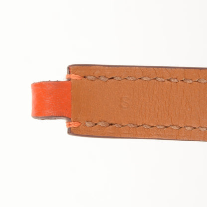 Hermes Epsom Micro Rivale Bracelet S Orange 5 of 7