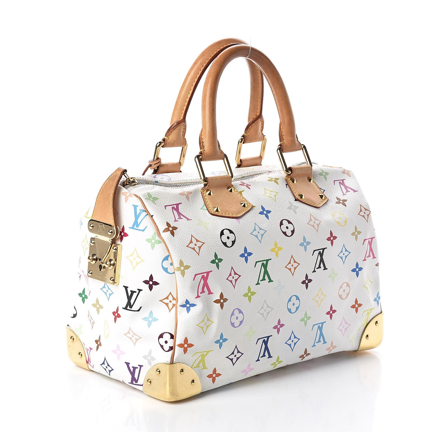 Monogram Multicolor Speedy 30 White
