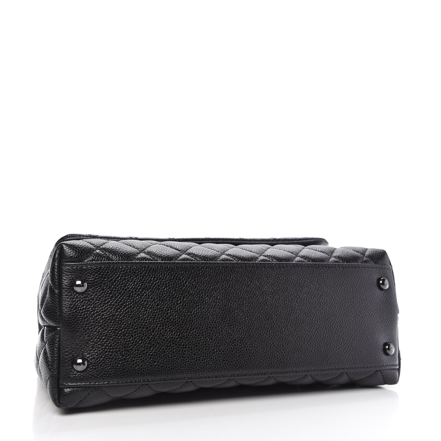 Chanel Caviar Quilted Small Coco Handle Flap So Black 4 of 11