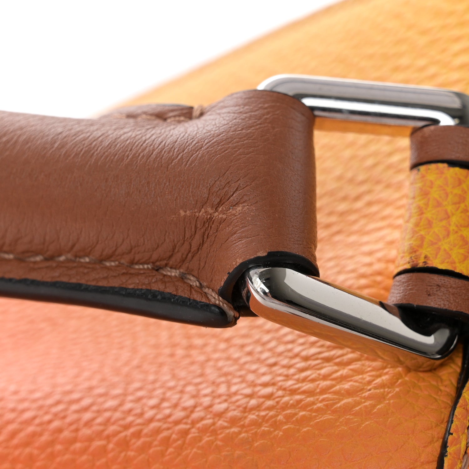 Loewe Calfskin Medium Puzzle Bag Orange Sunset 10 of 10