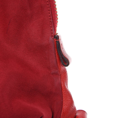 Tom Ford Pebbled Calfskin Large Jennifer Flame Red 14 of 16