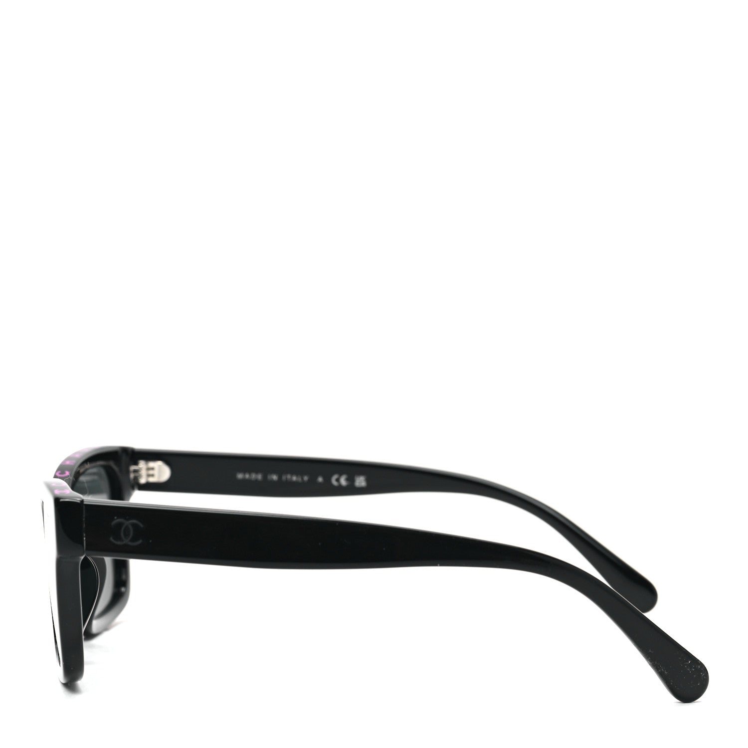 Chanel Acetate Square Sunglasses 5417-A Black 3 of 7