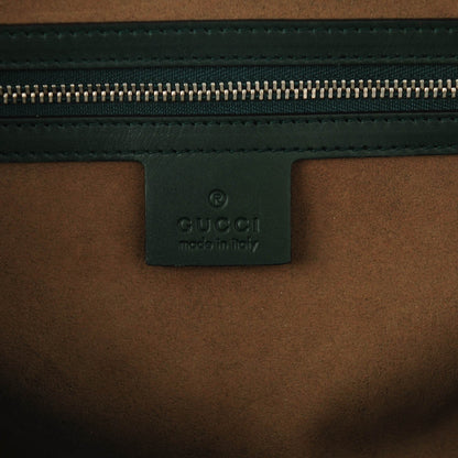 Gucci GG Supreme Monogram Bloom Butterfly Embroidered Medium Boston Green 6 of 7