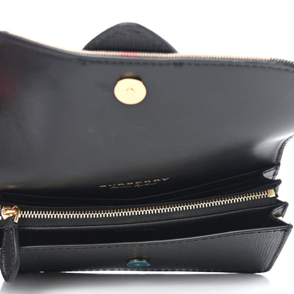 Burberry House Check Bridle Calfskin Small Buckle Bag Black 4 of 4