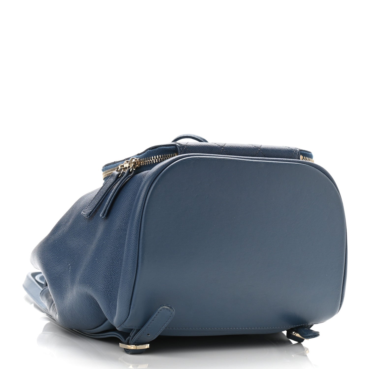 Chanel Caviar Quilted Business Affinity Backpack Blue 3 of 9