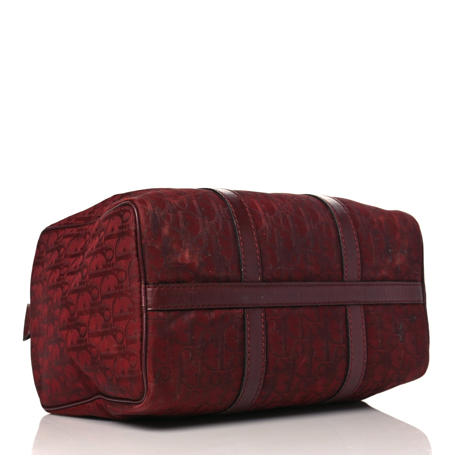 Christian Dior Monogram Boston Red 3 of 11