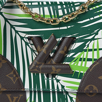 Louis Vuitton Monogram Palm Twist Shoulder Bag MM Vert White 10 of 10