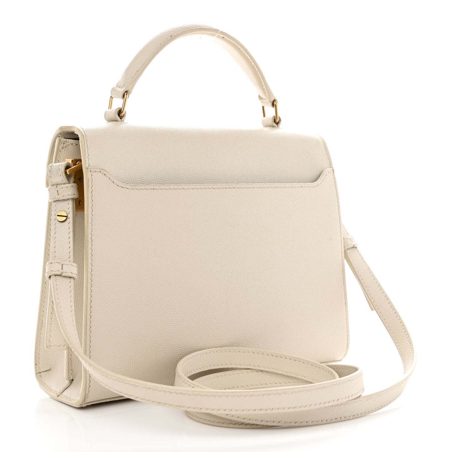 Grain de Poudre Mini Classic Monogram Cassandra Top Handle Vintage White