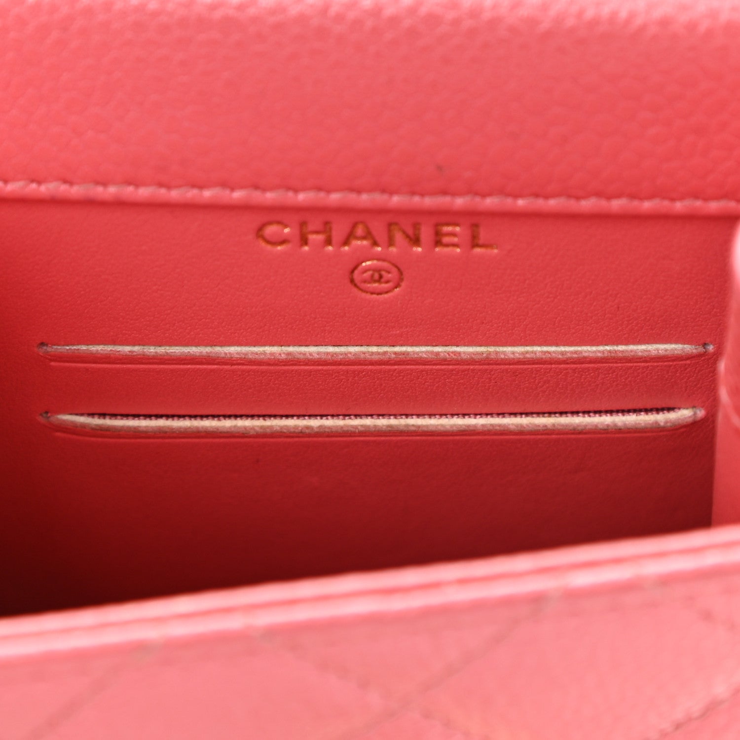 Chanel Caviar Quilted Golden Class Phone Holder Pink 5 of 12