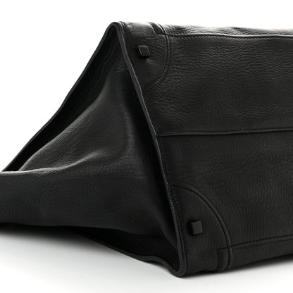 Celine Supple Calfskin Large Phantom Luggage Black 10 of 11