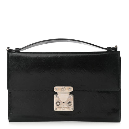 Louis Vuitton Monogram Glace Anouchka Pochette MM Black 1 of 12