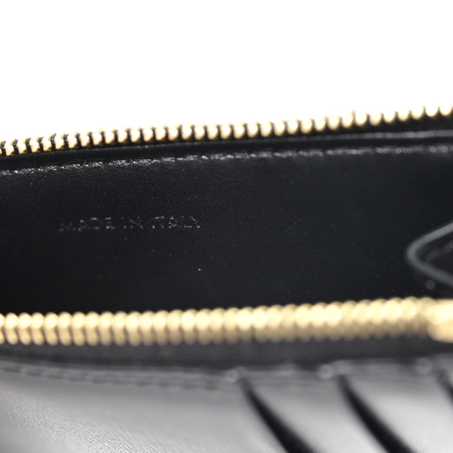 Celine Triomphe Calfskin Zipped Card Holder Black 7 of 8