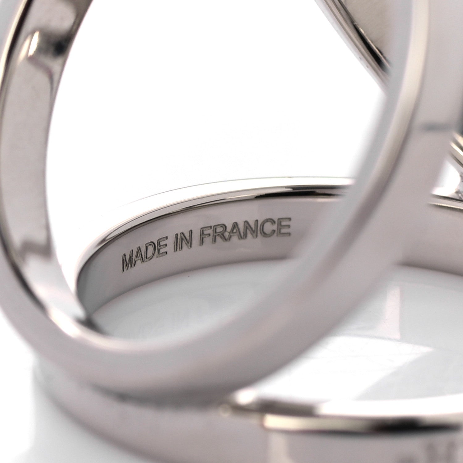 Hermes Palladium Trio Scarf Ring 4 of 4