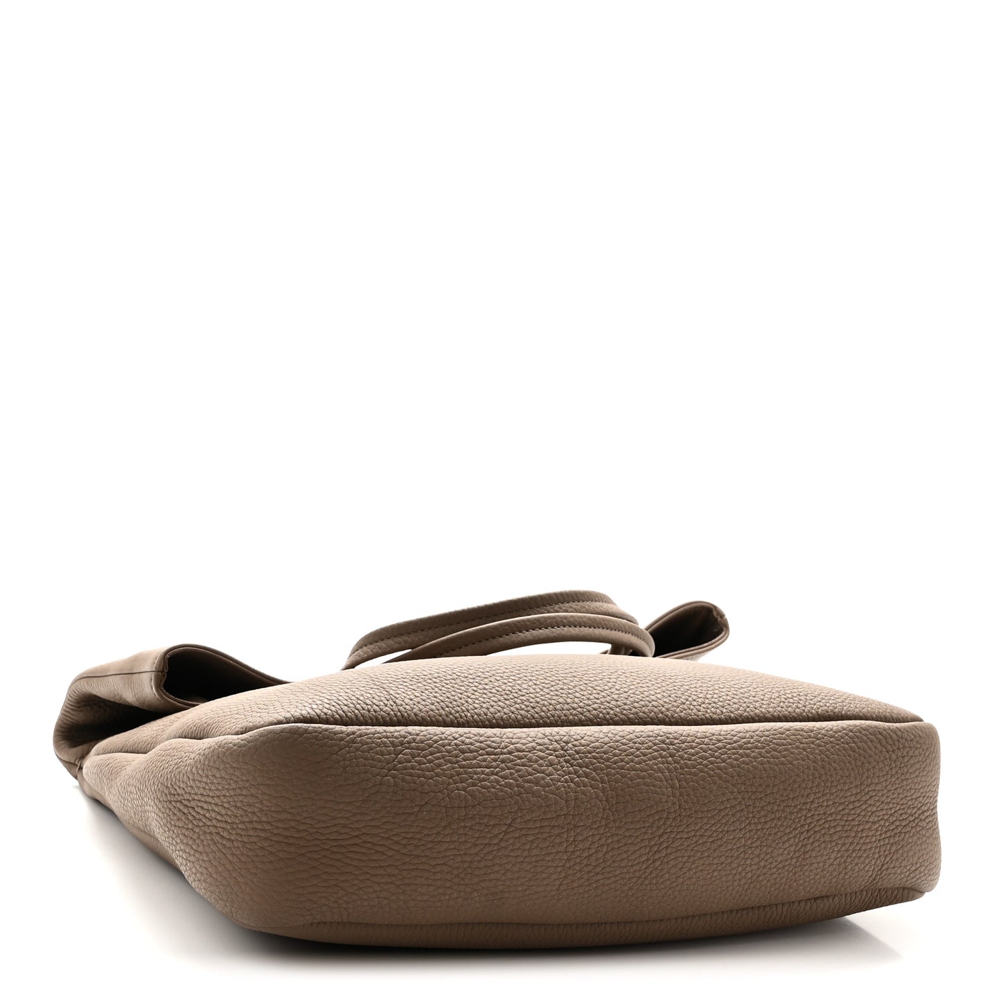 Matte Grained Calfskin Everett Tote  Dove Grey